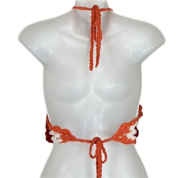 Full Tilt Boho‎ Crocheted Fully Lined Halter Top - Picture 2 of 11